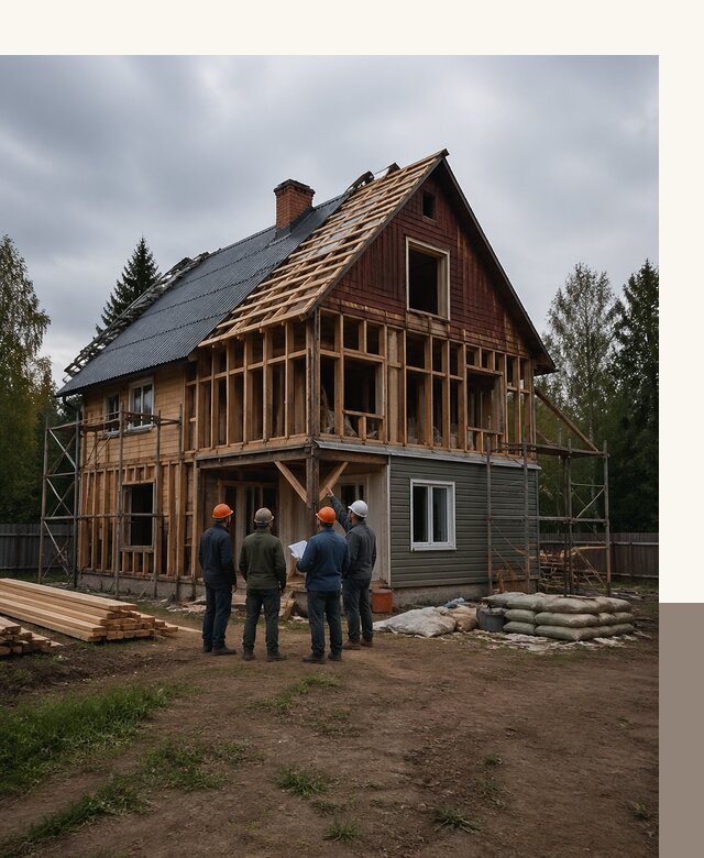Реконструкция дачного дома в Армавире под ключ с проектом