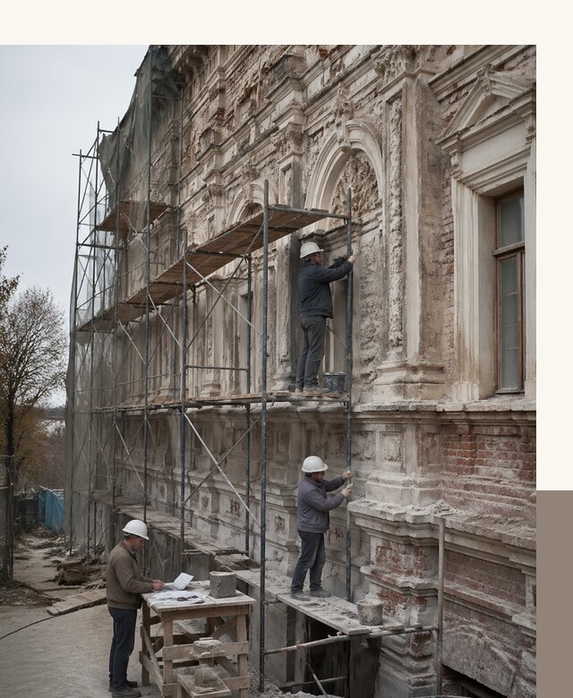 Реставрация объектов культурного наследия под ключ в Армавире
