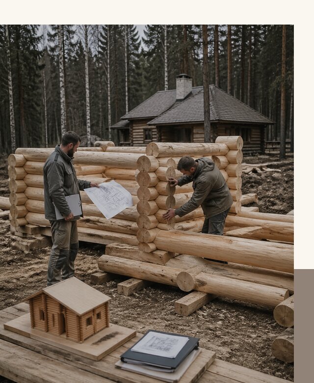Проектирование и строительство домов из бревна в Армавире